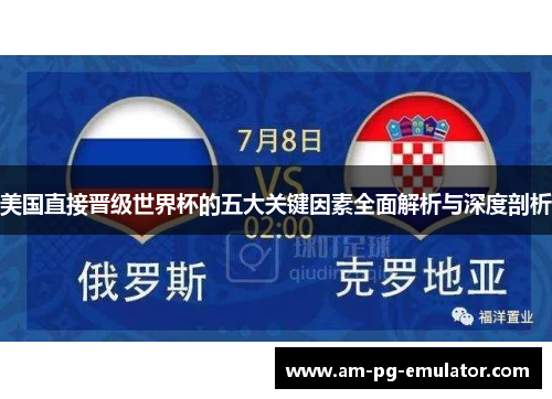 美国直接晋级世界杯的五大关键因素全面解析与深度剖析